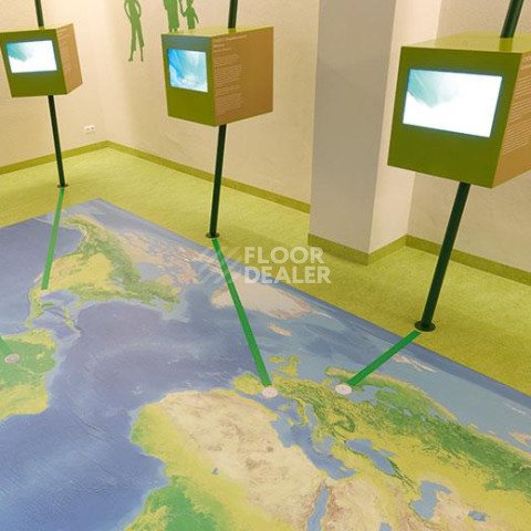 Forbo Marmoleum Decibel on Order 322435 chartreuse фото 2 | FLOORDEALER